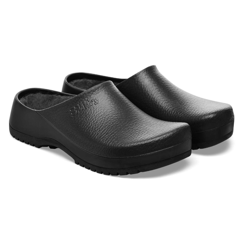 Birkenstock Super-Birki Shearling Polyurethane Jet Black Regular