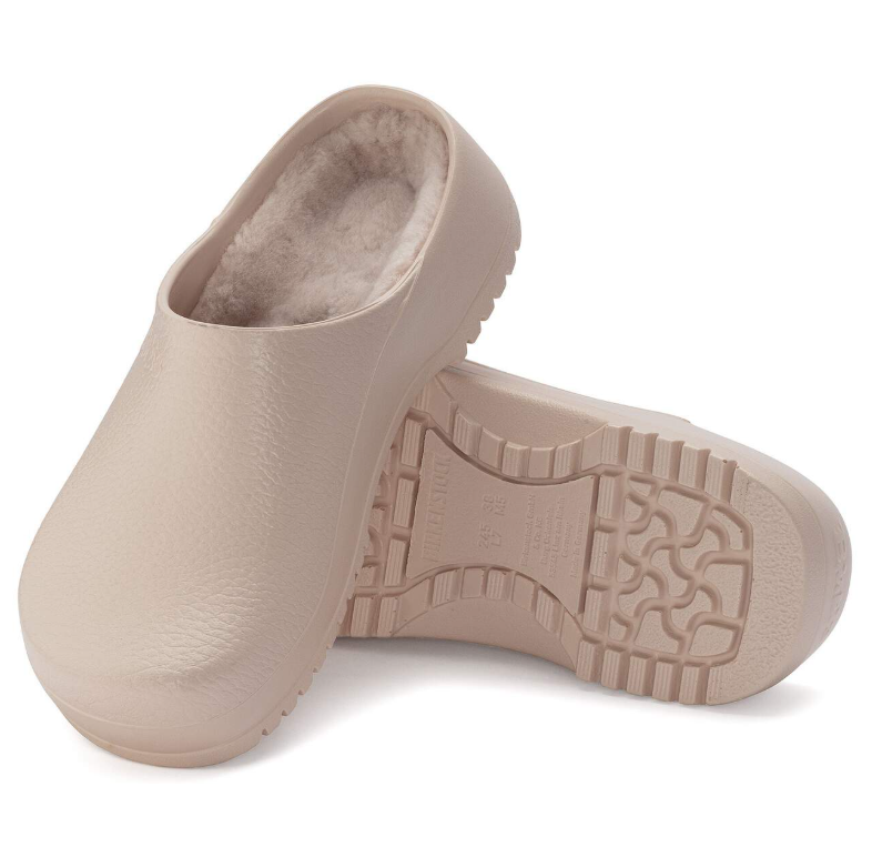Birkenstock Super-Birki Shearling Polyurethane Light Rose  Regular