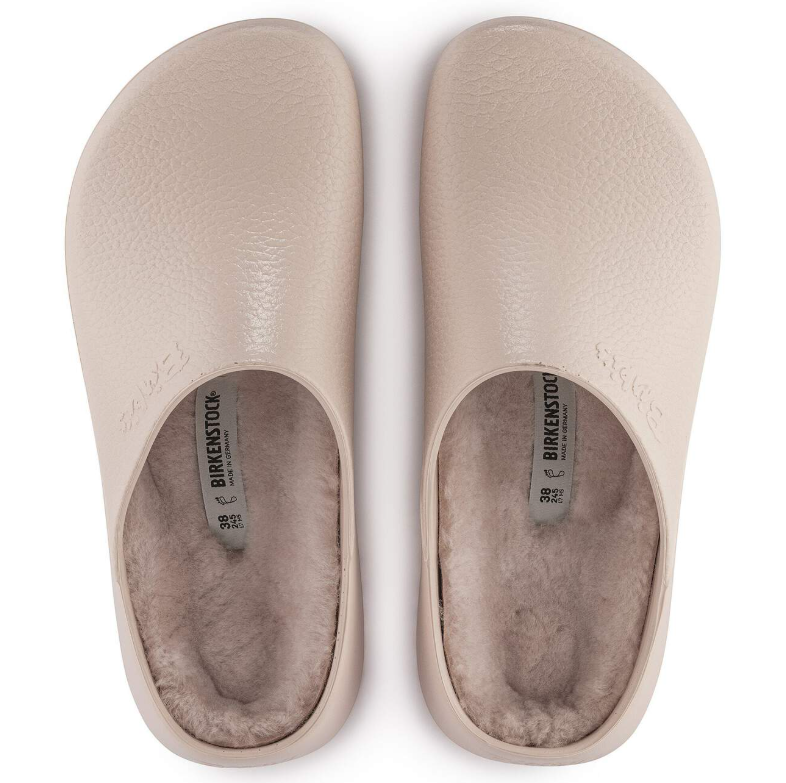 Birkenstock Super-Birki Shearling Polyurethane Light Rose  Regular