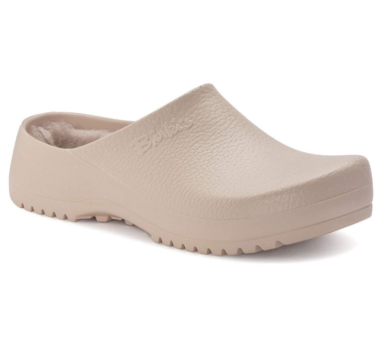 Birkenstock Super-Birki Shearling Polyurethane Light Rose  Regular