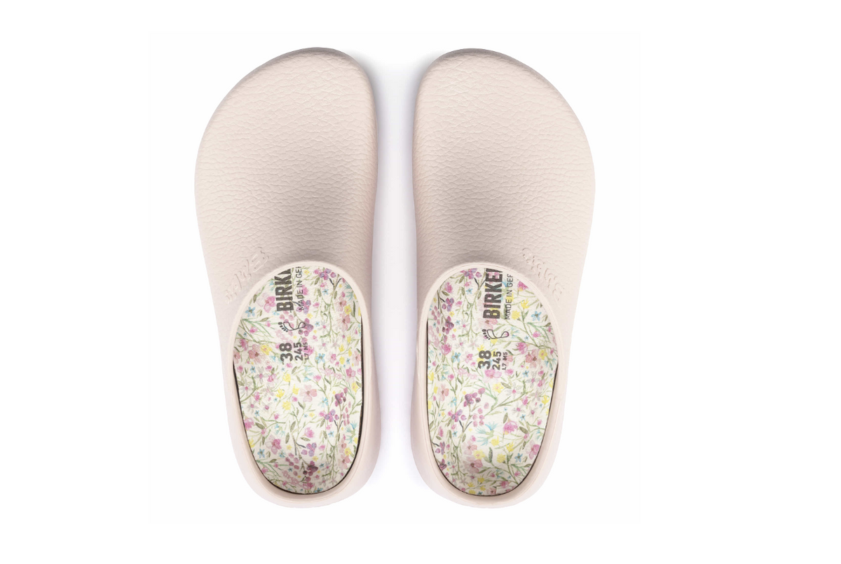 Birkenstock Super-Birki Vegan Watercolor Flower - Light Rose, Regular