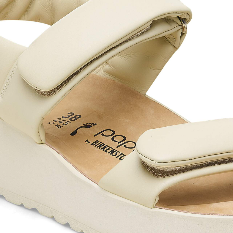 Birkenstock Theda Natural Leather Ecru Sandal Narrow