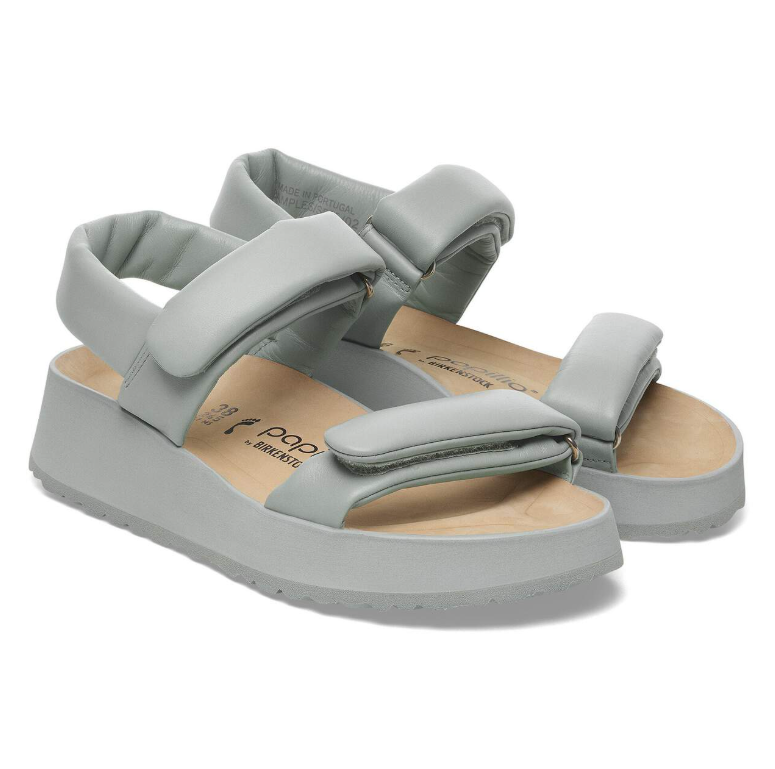 Birkenstock Theda Natural Leather Pure Sage Sandal - Pure Sage, Narrow