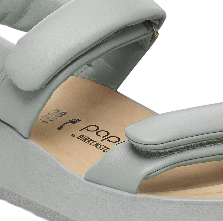 Birkenstock Theda Natural Leather Pure Sage Sandal - Pure Sage, Narrow