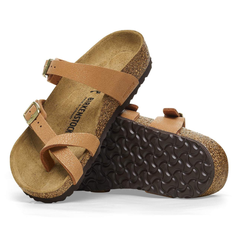 Birkenstock Mayari Kids Birko-Flor Nubuck Grained Pecan  Narrow
