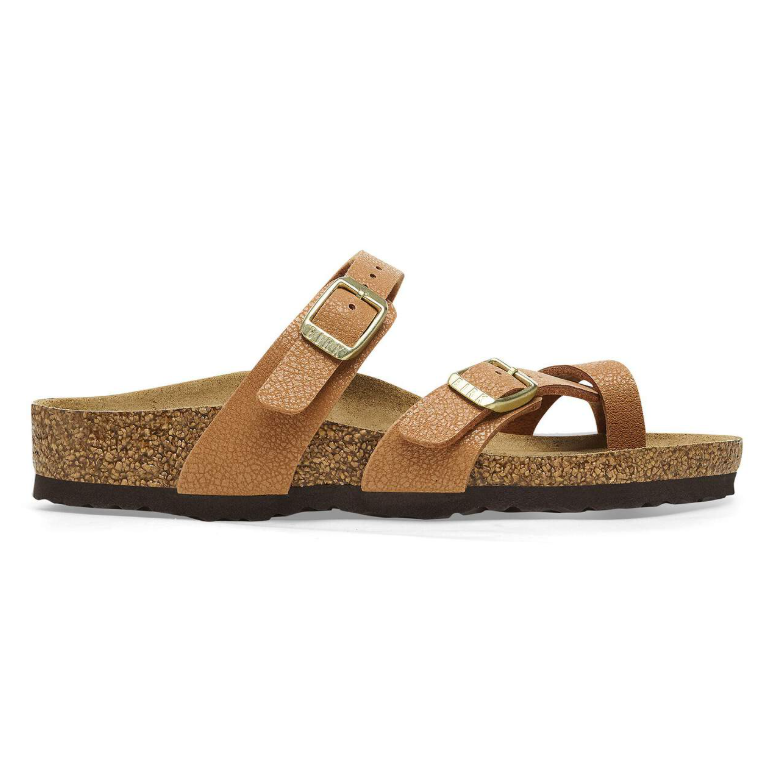 Birkenstock Mayari Kids Birko-Flor Nubuck Grained Pecan  Narrow