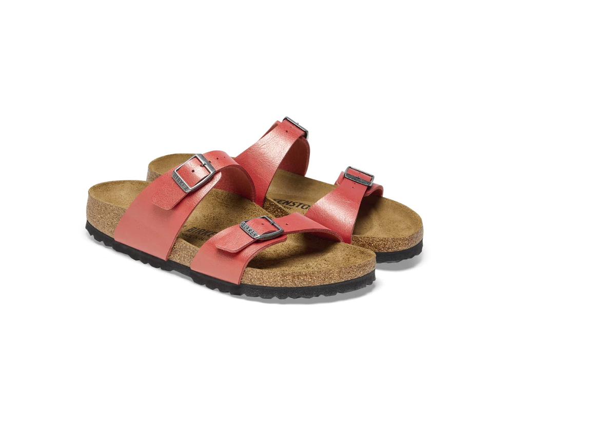 Birkenstock Sydney Birko-Flor Graceful Mars Red Regular