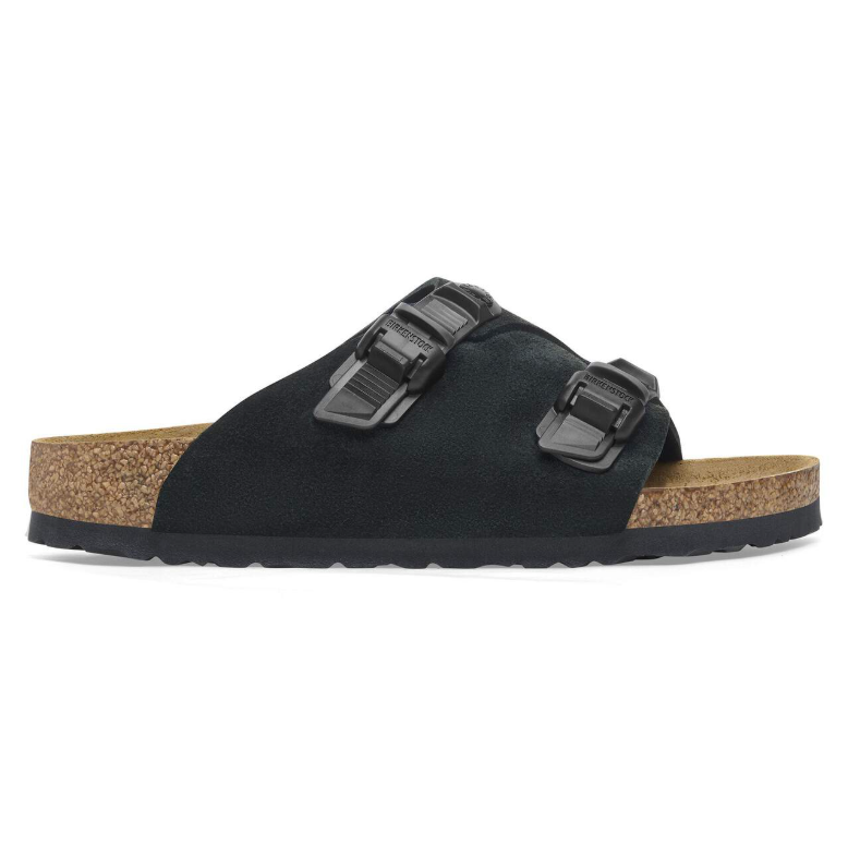 Birkenstock Zürich Tech Suede Leather Black Regular