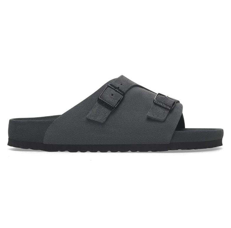 Birkenstock Zürich Suede Leather Exquisite Charcoal  Regular
