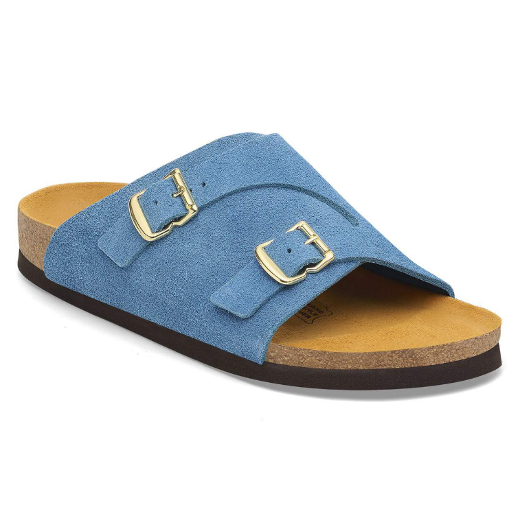 Birkenstock Zürich 1964 Suede Leather Light Blue Narrow