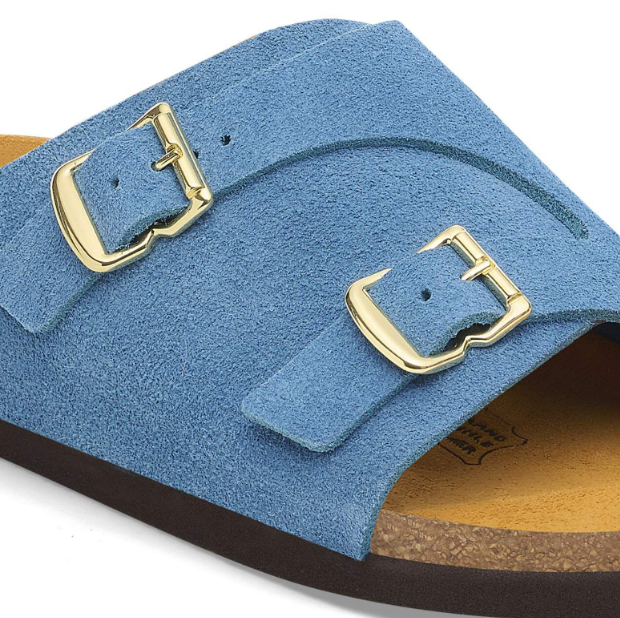 Birkenstock Zürich 1964 Suede Leather Light Blue Narrow