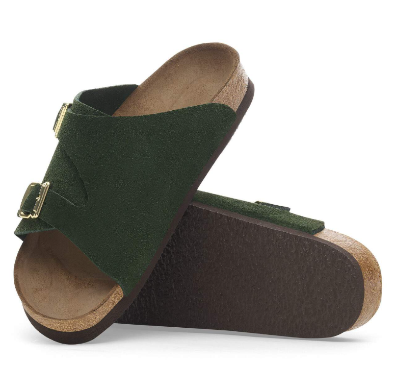 Birkenstock Zürich 1964 Suede Leather Dark Green Regular