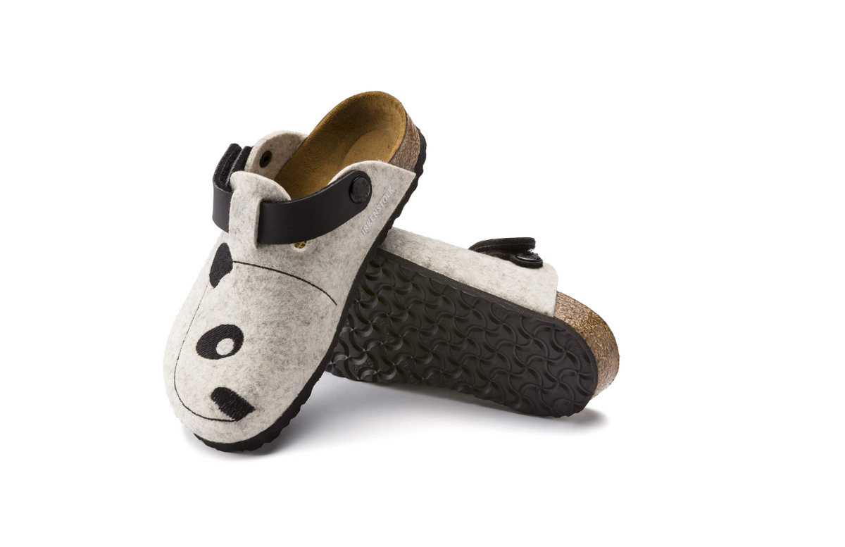 Birkenstock Zimba Kids FE Wool Felt Panda Beige Regular