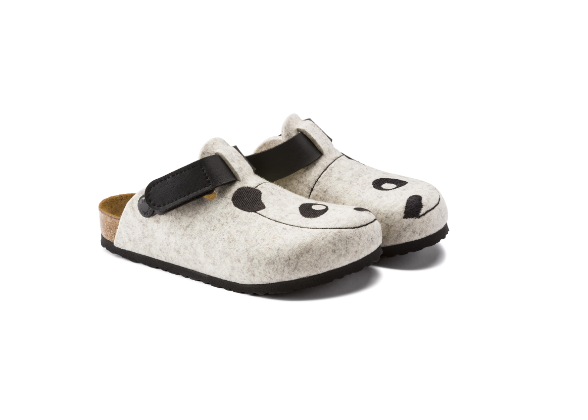 Birkenstock Zimba Kids FE Wool Felt Panda Beige Regular