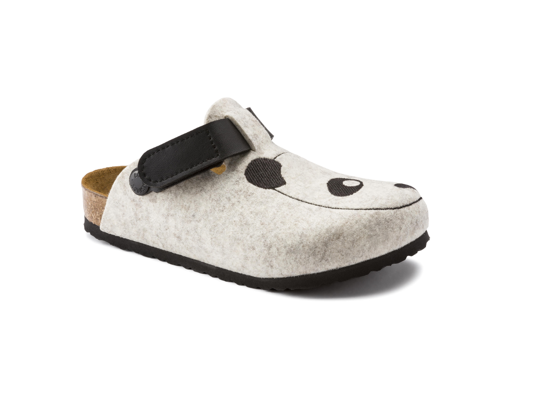 Birkenstock Zimba Kids FE Wool Felt Panda Beige Regular