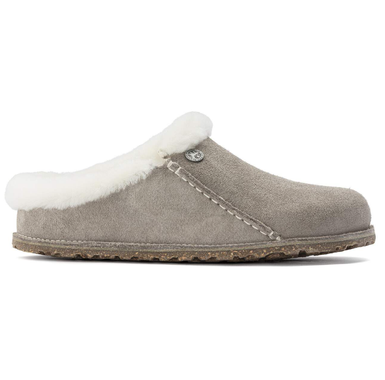 Birkenstock Zermatt Premium Suede Leather Stone Coin Narrow