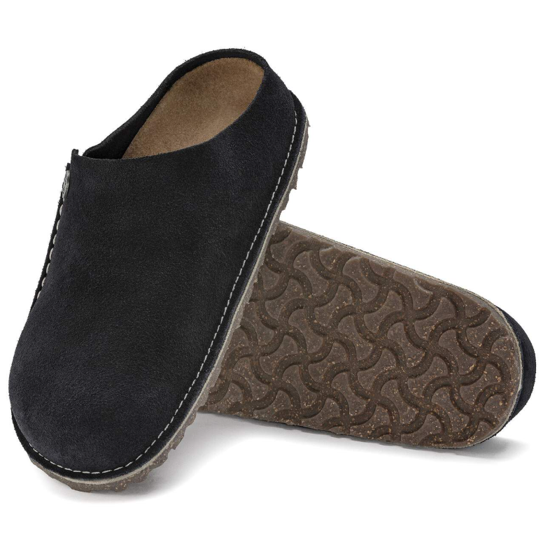 Birkenstock Zermatt 365 Clog Suede Midnight  Narrow