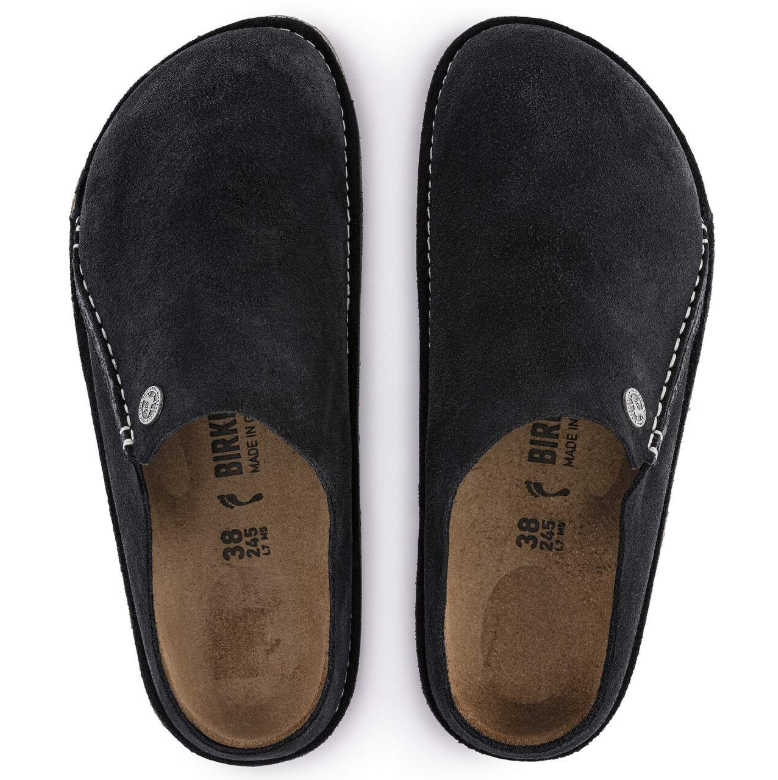Birkenstock Zermatt 365 Clog Suede Midnight  Narrow