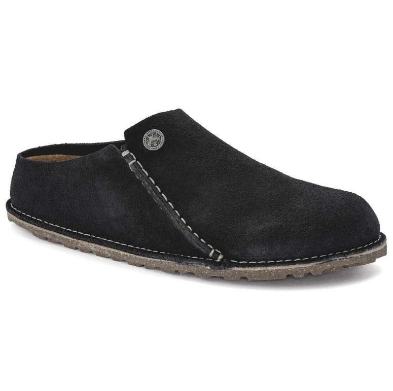 Birkenstock Zermatt 365 Clog Suede Midnight  Narrow