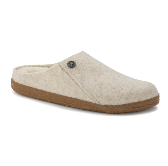 Birkenstock Zermatt Shearling Wool Felt Ecru Narrow