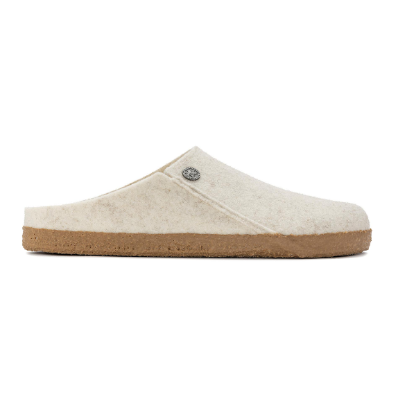 Birkenstock Zermatt Shearling Wool Felt Ecru Narrow