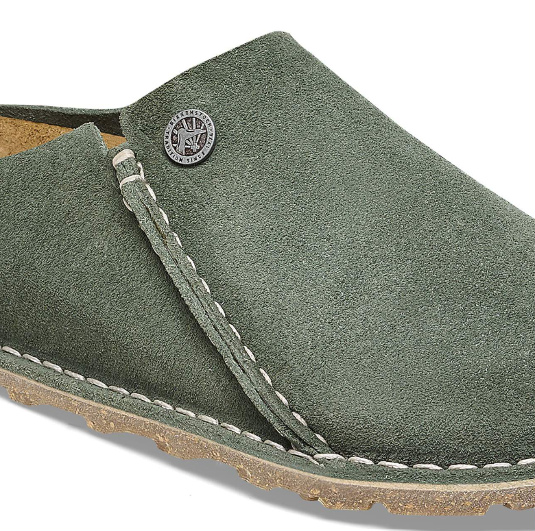 Birkenstock Zermatt Premium Suede Leather Thyme Narrow