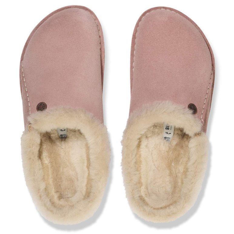 Birkenstock Zermatt Premium Suede Leather Pink Clay  Narrow