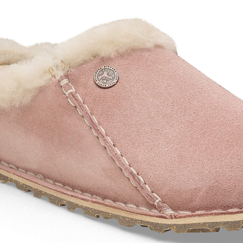 Birkenstock Zermatt Premium Suede Leather Pink Clay  Narrow