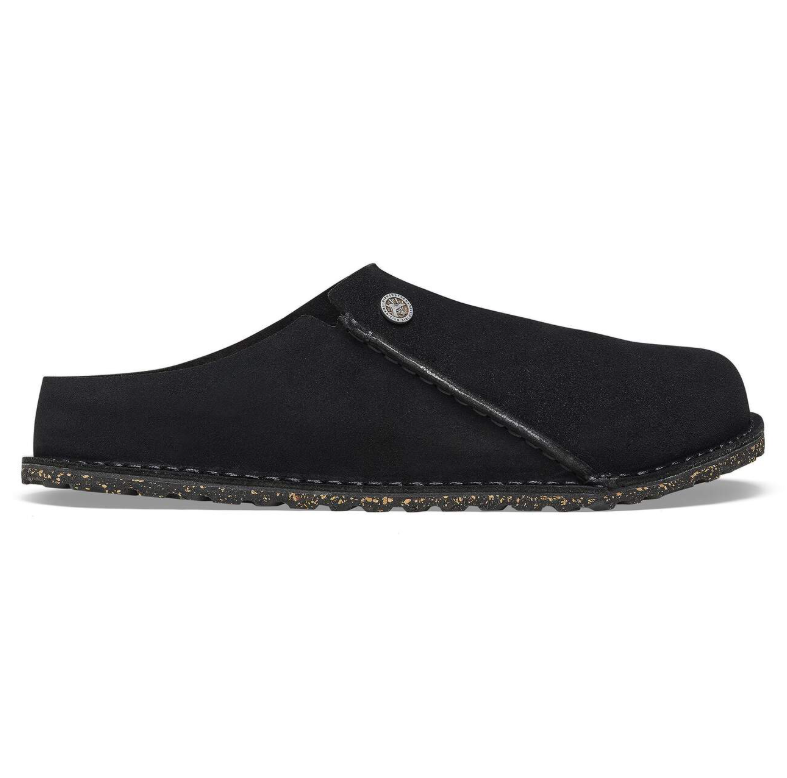 Birkenstock Zermatt Premium Suede Leather Black  Regular