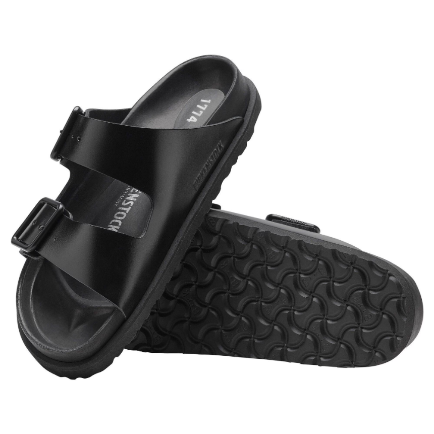 Birkenstock 1774 III Arizona Natural Leather Black Sandal - Narrow