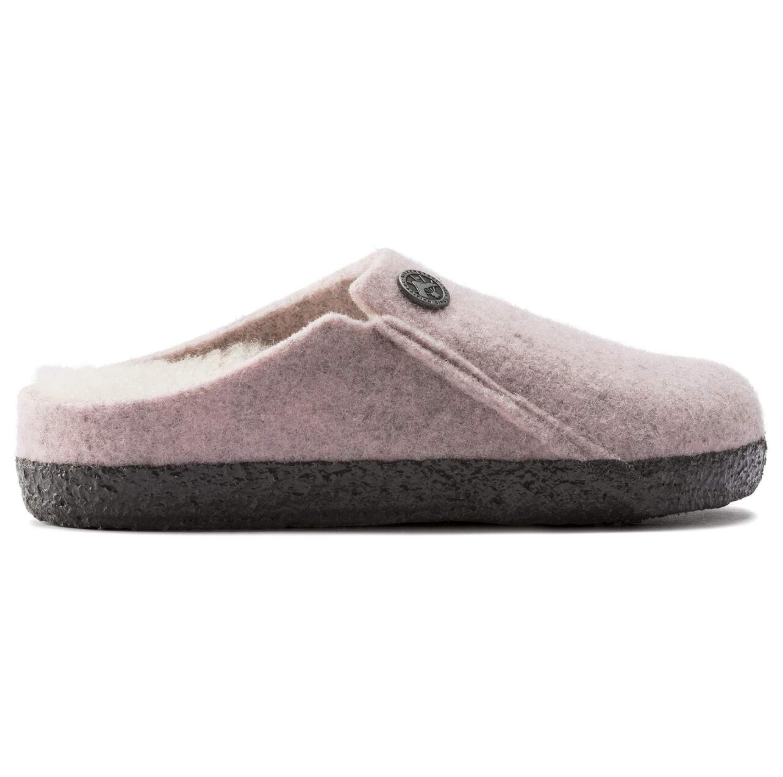 Birkenstock Zermatt Kids Shearling Felt Soft Pink  Narrow