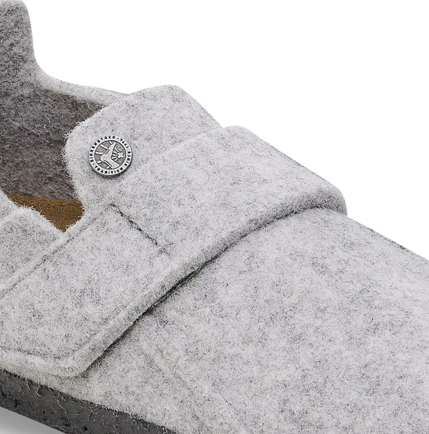 Birkenstock Zermatt HL Kids Felt- Light Gray, Narrow