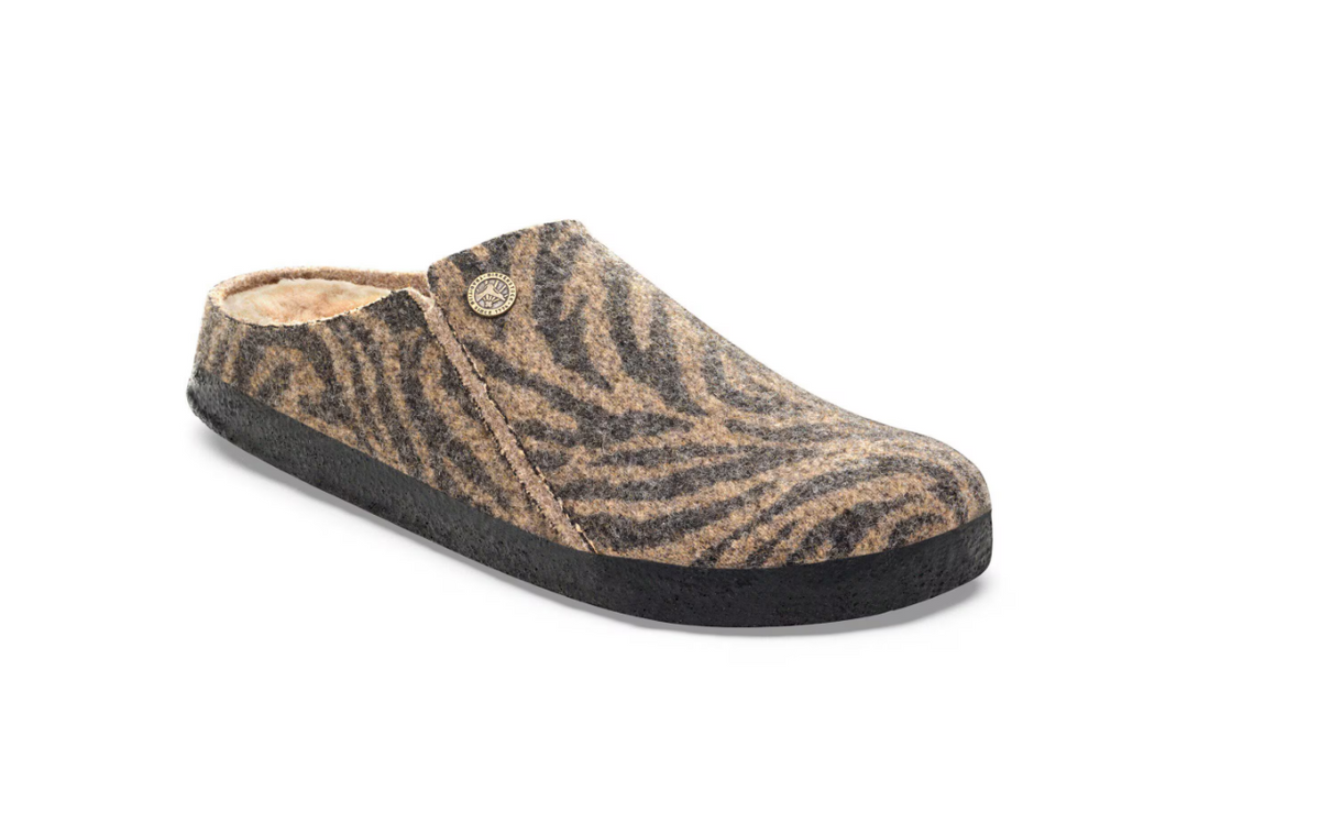 Birkenstock Zermatt Felt Zebra Toffee Melange  Narrow