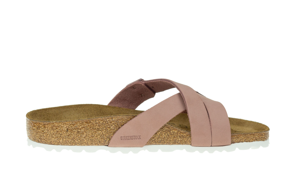 Birkenstock Yao Balance Nubuck Leather Old Rose  Narrow