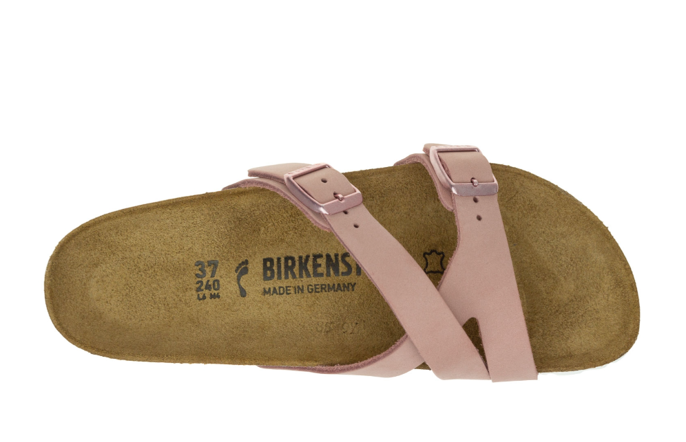 Birkenstock Yao Balance Nubuck Leather Old Rose  Narrow