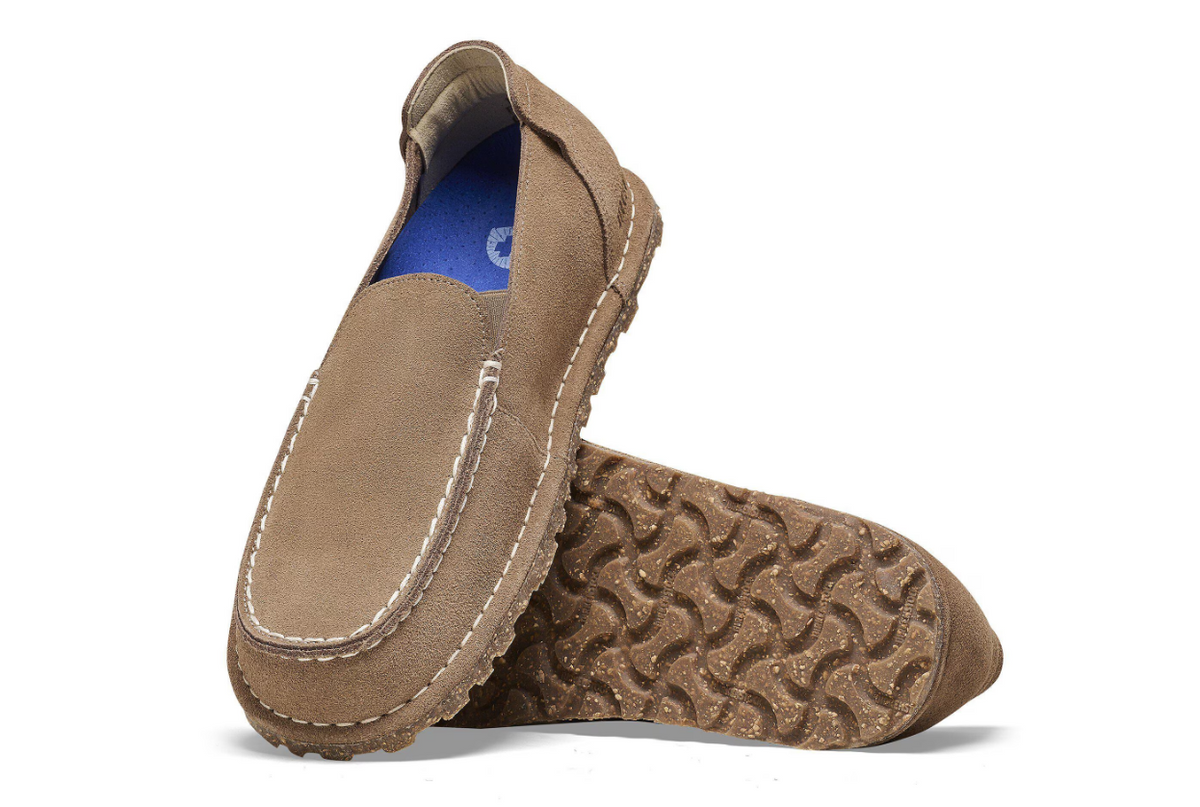 Birkenstock Utti Suede Leather Taupe  Regular