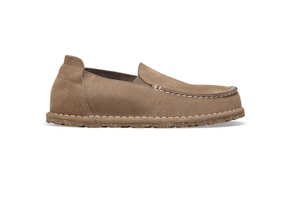 Birkenstock Utti Suede Leather Taupe  Regular