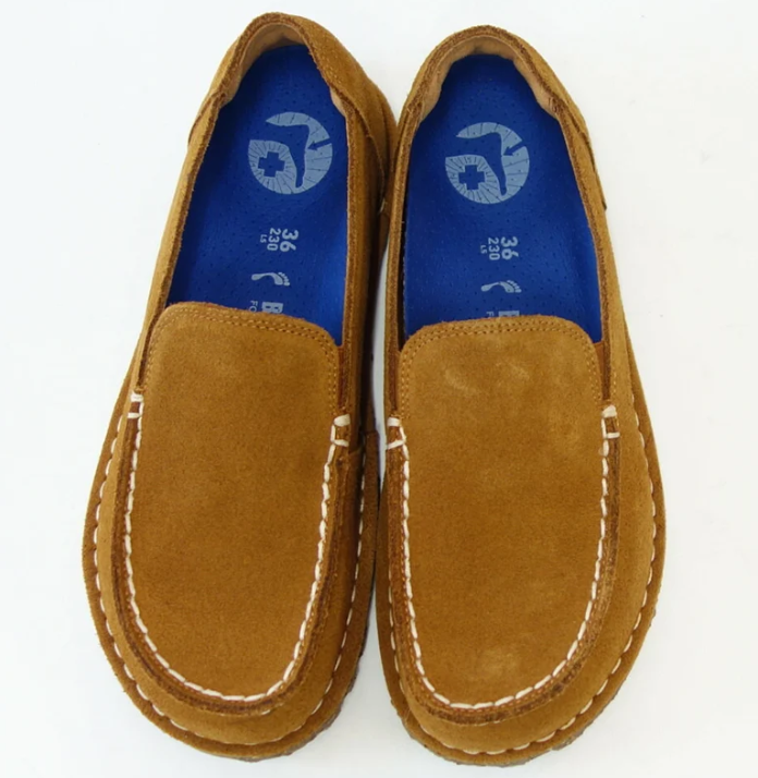 Birkenstock Utti Slip On Suede Leather Mink  Narrow
