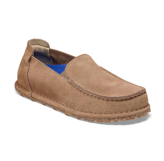 Birkenstock Utti Suede Leather Taupe Narrow