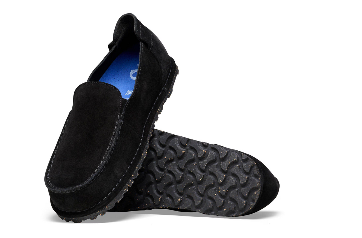 Birkenstock Utti Suede Leather - Black, Narrow