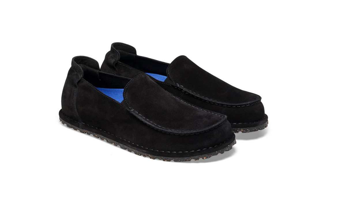 Birkenstock Utti Suede Leather - Black, Narrow
