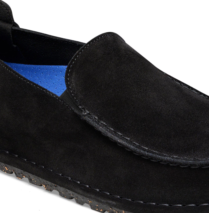 Birkenstock Utti Suede Leather - Black, Narrow