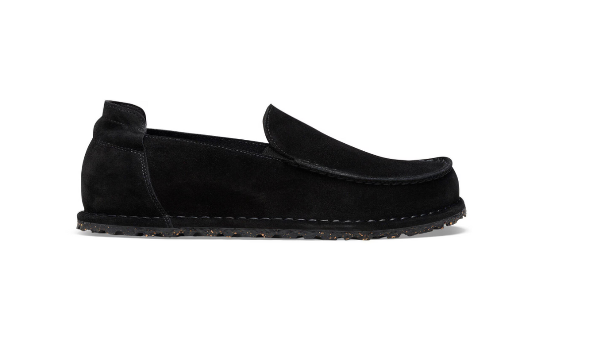Birkenstock Utti Suede Leather - Black, Narrow