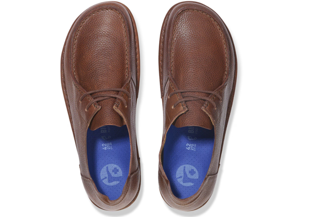Birkenstock Utti Lace Natural Leather Roast  Regular