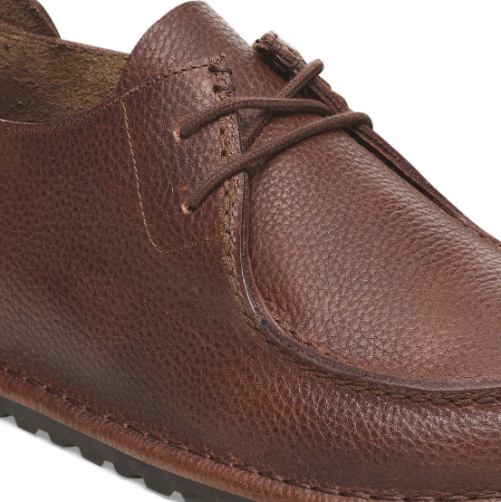 Birkenstock Utti Lace Natural Leather Roast  Regular