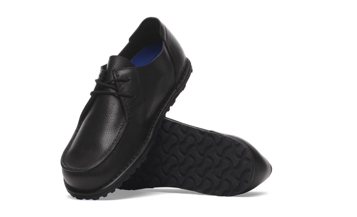 Birkenstock Utti Lace Natural Leather - Black, Regular
