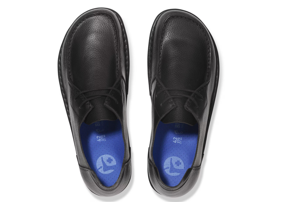 Birkenstock Utti Lace Natural Leather - Black, Regular