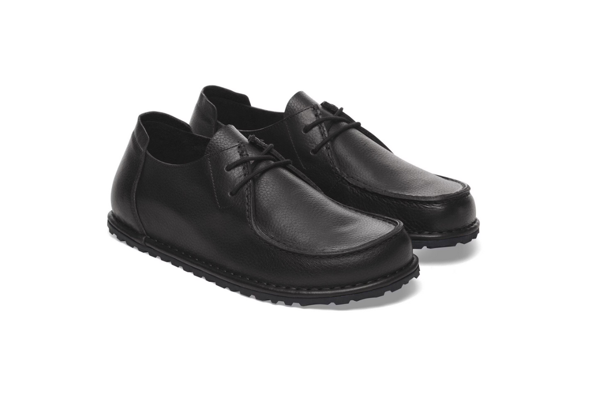 Birkenstock Utti Lace Natural Leather - Black, Regular