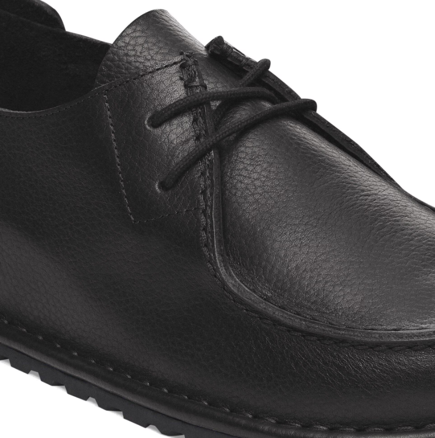 Birkenstock Utti Lace Natural Leather - Black, Regular
