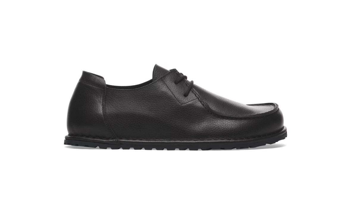 Birkenstock Utti Lace Natural Leather - Black, Regular